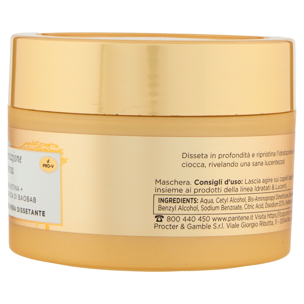 Pantene Pro-V Miracles Idratazione Intensa con Biotina+Essenza di Baobab Maschera Dissetante 160ml
